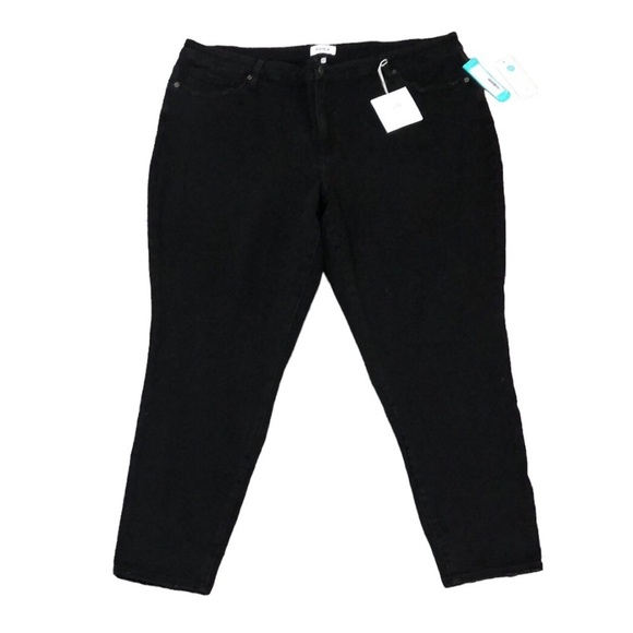 NWT Pistola Arielle Skinny Jeans 24W Midnight Special Distressed Black Denim - Picture 1 of 12